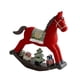 thumbnail image 3 of Estatua Navide?a Adorable, Adorno Artesanal De Mesa Para El Hogar, Estante, Sala De Estar, Caballo Mecedor Rojo, 3 of 5