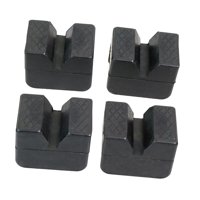 Ioensy - 4 Piezas De Almohadilla De Goma Para Gato Automotriz, Flexible, Negra, Compacta Y Protectora