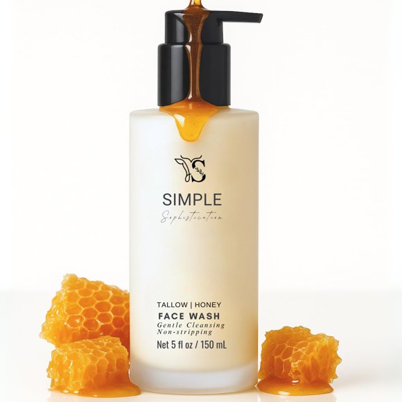Limpiador Facial Simple Sophistication 150 ml con Miel y Sebo de Vacuno