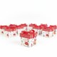 thumbnail image 1 of Set 12 Cajas Regalo Navideñas Cartón Cinta Roja Joyas 10cm, 1 of 9