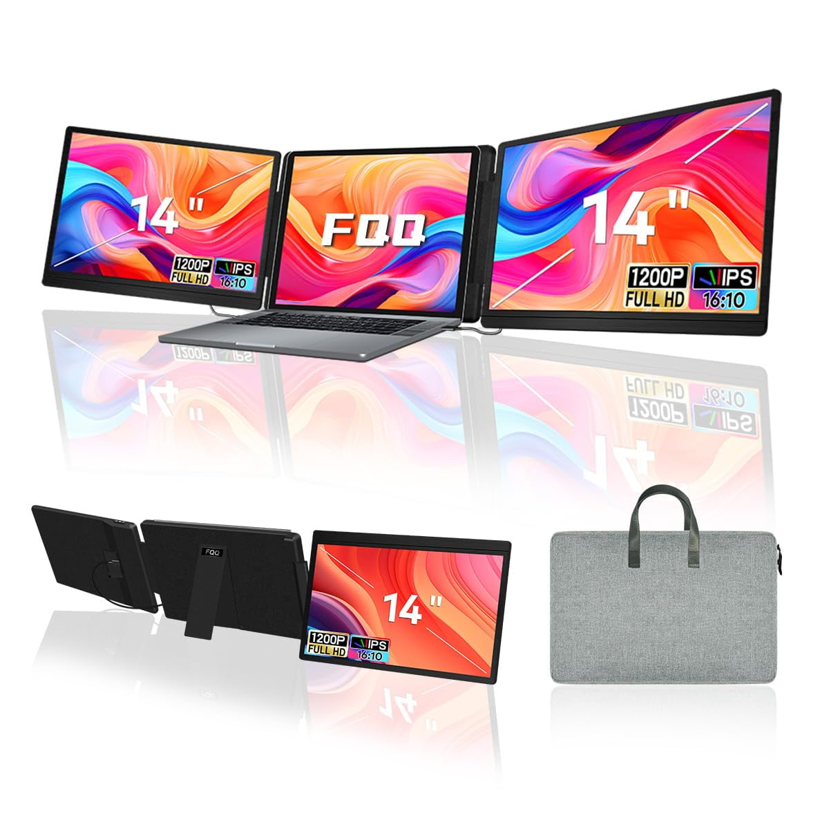 Fqq - Preguntas Frecuentes Sobre El Extensor De Pantalla Para Portátil S7c Fhd 1200p Ips Triple De 14 Pulg