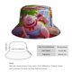 thumbnail image 2 of Capitán Calzoncillos Sombrero bucket para adultos, gorra de protección solar, sombrero de pescador plegable para viajes al aire libre, pesca y actividades de verano, 2 of 6