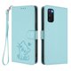 thumbnail image 1 of Samsung Galaxy S20 Funda Billetera con Ranuras para Tarjetas, Verde Claro, 1 of 6