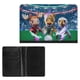 thumbnail image 2 of Maple Porta Pasaporte y Cartera de Viaje Premium de Cuero PU, Funda de Pasaporte Bloqueo RFID con Ranuras para Tarjetas de Crédito, Estuche para Libro de Pasaporte para Familia 10cm × 15cm, 2 of 6