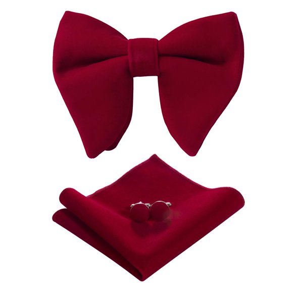 Pajaritas PACGOTH de Terciopelo Preanudadas Sobredimensionadas 12 × 10 cm