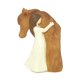 thumbnail image 4 of Figura De Ni?a Abrazando A Un Caballo, Centro De Mesa Para Dormitorio, Regalo De Caballo Para Ni?as, Ni?a Peque?a, 8 X 6 X 12 Cm, 4 of 5