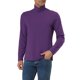thumbnail image 4 of INSPIRE CHIC Suéteres de Hombre Jersey Cuello de Tortuga Manga Larga Ajustado Elástico Slim Fit Tops 46 Púrpura Oscuro, 4 of 7