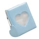 thumbnail image 1 of Lindo Mini Álbum Carpeta de tarjetas Amor Corazón Hueco con corazón Colgante Tarjetero Bolsa Color 3 pulgadas Foto Tarjetero para niña , Azul, 1 of 5