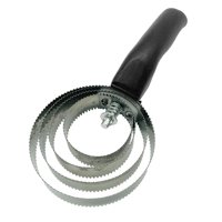 Ioensy - Peine De Curry De 4 Anillos, Práctico Cepillo Multifuncional Para Caballos, Para Perros, Cabras, Ovejas, Color Negro