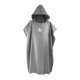 thumbnail image 3 of Microfibra Surf Poncho Cambiando Robe Traje De Neopreno Suave Para Nadar Medio Gris, 3 of 5