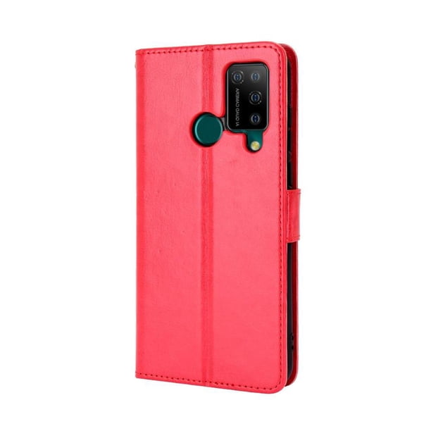 Funda tipo libro para Doogee N20 Pro, cartera todo‑en‑uno, funda multifuncional con tarjetero y correa de muñeca desmontable