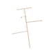 thumbnail image 5 of Percha para pollos con toma de tierra metálica, ideal para ejercicios, perchas resistentes para pollos, accesorios para gallineros para varias aves, a, 5 of 5