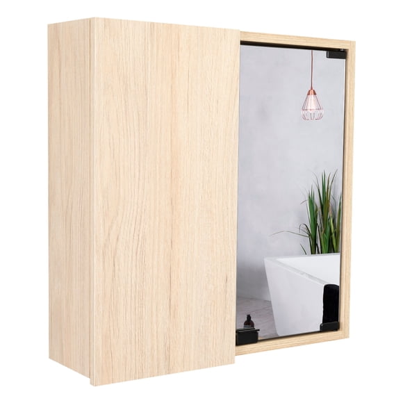 Botiquin Para Baño Miró  Rovere Con Espejo