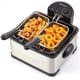 thumbnail image 1 of Freidora eléctrica Elite Gourmet 4.5L 1700W de acero inoxidable, 1 of 8