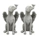 thumbnail image 2 of 2x Estatua De Mascotas Dog Angel's Wing Puppy Figurine Home Sculpture Jardín Decoración, 2 of 5