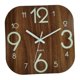 thumbnail image 1 of Reloj De Pared Luminoso De 12 '' De Madera Para Sala De Estar, Dormitorio, Marrón, Números Grandes, 1 of 5