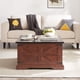 thumbnail image 1 of Farmhouse Coffee Table, Square Wood Table with Large Hidden Storage Compartment for Living Room, Barn design Center Table Rustic Cocktail Table with Hinged Lift Top for Home L31.5''*W31.5''*H18 OAK, 1 of 3