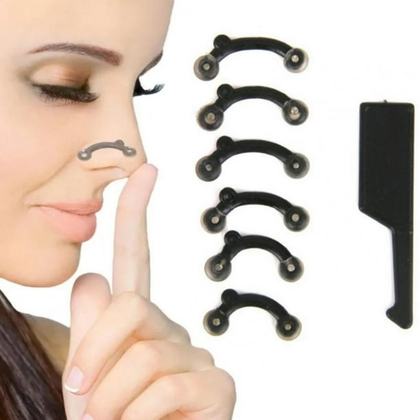 1 Set Safe Mini Non-Irritating Beauty Nose Clip Corrector Massage Tool for Home Use Nasal Corrector Nose Elevator