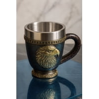 Tazon - Taza Termica De Acero Con Diseño De Aguila En Relieve