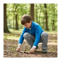 Genérico - Pantalon Softshell Cintura Mixta Para Niños Con Micropolar Senderismo