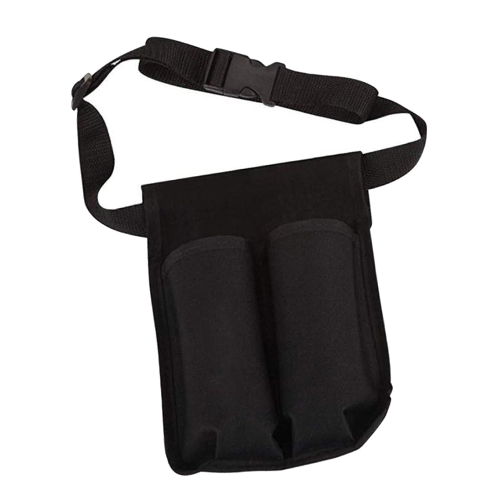 Ioensy - Funda Para Botella De Masaje, Soporte Doble Para Cintura, Duradero Para Aceite De Masaje, Negro