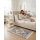 thumbnail image 1 of Alfombra Decorativa Persa Vintage 80x120 Con Flecos, 1 of 6