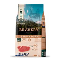 Bravery - Alimento Super Premium Light Para Perros Adultos Razas Pequeñas Sabor Cerdo 7 Kg