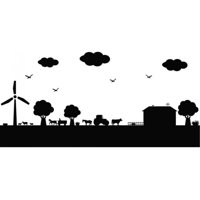 Rienda Libre Graphics - Decomural Farmyard Scene Farm Animals Ws-18462