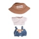 thumbnail image 3 of Ropa De Muñeca De Felpa De 15 Cm, Regalos Para Niñas, Ropa De Muñeca Para Niña, Muñeco Colgante, Oso Feliz, 3 of 3
