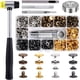 thumbnail image 1 of Set Snap Fasteners Kit Qfun 120 para botones metálicos de piel de 12 mm, 1 of 8