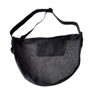 Ioensy - Bolsa De Transporte De Baloncesto, Soporte Para Pelotas, Almacenamiento Ligero, Bolsas Para Pelotas Al Aire Libre, Malla Negra