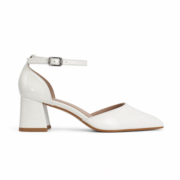 Zapato Mujer En Punta Taco Cuadrado 5275