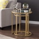 thumbnail image 3 of Mesa auxiliar Nesting SEI Furniture Evelyn Glam, juego de 2 piezas, dorada, 3 of 5