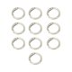 thumbnail image 3 of 10 Piezas Anillos De Resorte Mosquetón Redondo 3/4 Pulgadas O Anillos Para Bolsos Monedero Plata, 3 of 5