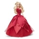 thumbnail image 1 of Barbie Signature 2022 Holiday Doll cabello rubio 6 años, 1 of 3