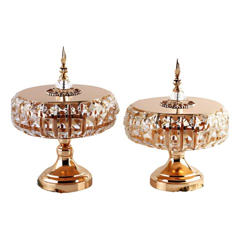 Genérico - Set 2 Frascos Almacenamiento Decorativo Multifuncional Jhn