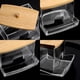 thumbnail image 4 of 1pc 7 OZ Swab Pads Holder, Qtip Buds Ball Dispenser, Bathroom Containers Apothecary Jar For Storage With Wood Lids, 4 of 4