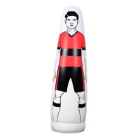 Magideal - Maniquí De Entrenamiento De Fútbol Inflable, Vaso De Entrenador De Fútbol Inflable, Bolsa De Boxeo Portátil, Entrenamiento De Boxeo Para Niños Adultos Rojo 205Cm