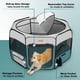 thumbnail image 2 of Pet Playpen Akinerri portátil para gatos, perros y conejos, color azul, 2 of 7
