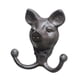 thumbnail image 3 of Figura De Cabeza De Animal Con Ganchos De Pared Para El Pasillo, Resistente Percha Para Llaves, Batas, 3 of 5