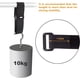 thumbnail image 4 of Bridas ajustables de 5 m con 25 presillas, color negro, reutilizables, con cierre de velcro para la gestión de cables (5 m x 2 cm, color negro) longziming, 4 of 5