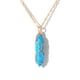thumbnail image 1 of Handcrafted Hexagon Pendant Necklace - Natural Stone Crystal - Lucky Charm, 1 of 5