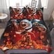 thumbnail image 1 of Juego de ropa de cama de microfibra Terrifier para 2 camas, funda nórdica, estampado 3D, ligero, 3 piezas, 1 funda nórdica y 2 fundas de almohada para niños y niñas., 1 of 3