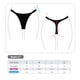 thumbnail image 4 of Bikini colaless ajuste lateral negro, 4 of 4