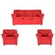 thumbnail image 2 of Living Mateo 311 - Tela Felpa Rojo, 2 of 8