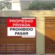 thumbnail image 2 of AVISO ALUMINO 20X30 CMS propiedad privada fondo blanco, 2 of 2