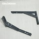 thumbnail image 3 of Escuadras Repisa Plegable 10" 25cm 2unidades Negra Metalica TFX, 3 of 10