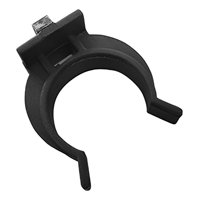 Clip Conector Para Zócalo De Pvc Negro 100 Un Dvp