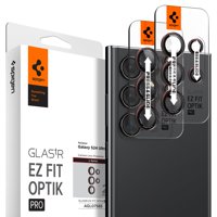 Protector De Pantalla Para Lente De Cámara Spigen Glastr Ez Fit Para Galaxy S24 Ultra, Paquete De 2