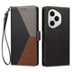 thumbnail image 3 of Funda Cartera para Honor 400 Pro con Cierre Magnético, Tricolor, Negro, 3 of 6